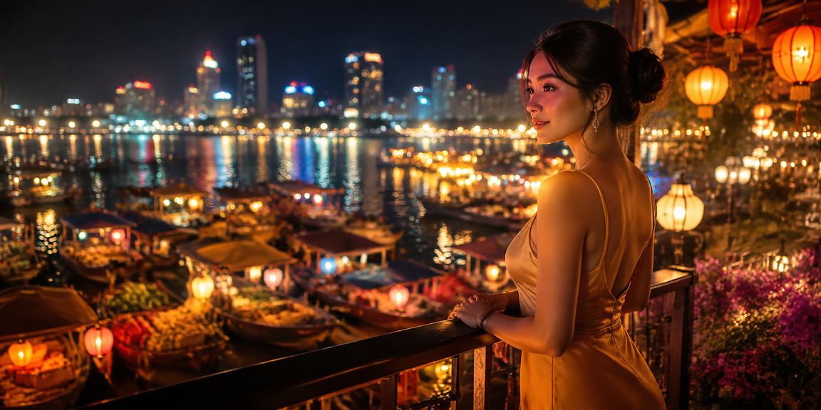 Cảnh chợ đêm sôi động Nha Trang với các hoạt động cá cược thể thao